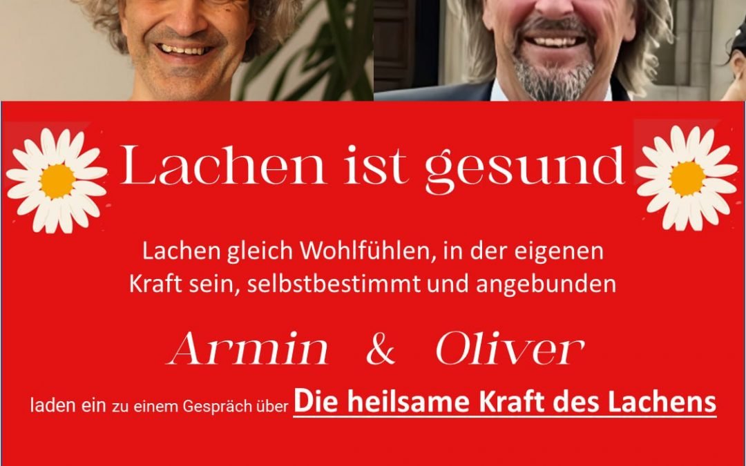 OKiTALK.news – Oliver Kloth – Armin Huwald- Die heilsame Kraft des Lachens – 28.08.2023 – 20 Uhr live –