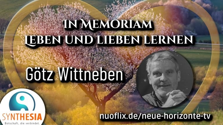In Memoriam. Götz Wittneben – Leben und lieben lernen (Synthesia.TV)