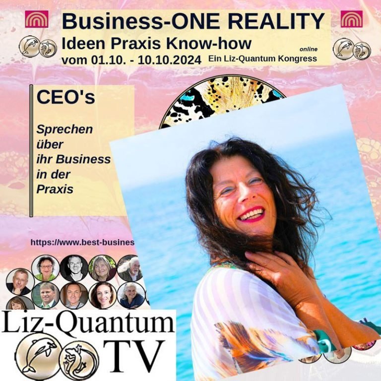 Liz – Quantum TV – Inauguración congreso en línea: Negocios – UNA Realidad – Ideas Práctica Conocimiento – cómo