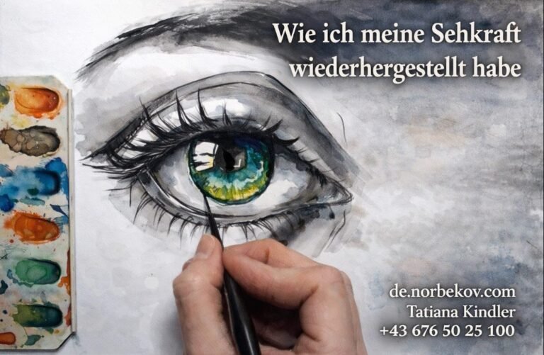 Wie ich meine Sehkraft wiederhergestellt habe