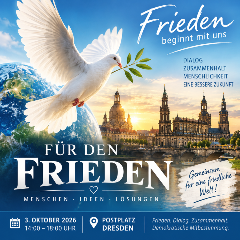 INTERVIEWS FÜR DEN FRIEDEN – Stimmen aus Dresden | LIVE bei OKiTALK