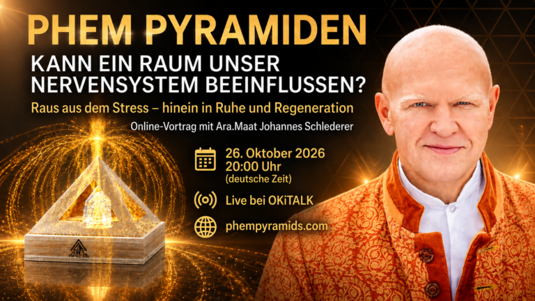Johannes Schlederer – PHEM PYRAMIDEN – KANN EIN RAUM UNSER NERVENSYSTEM BEEINFLUSSEN?