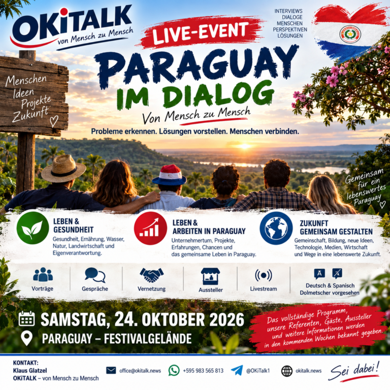 🇵🇾 PARAGUAY IM DIALOG – Von Mensch zu Mensch | OKiTALK LIVE-EVENT