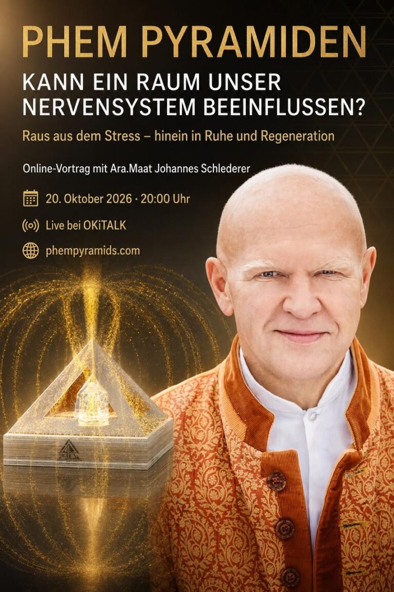Johannes Schlederer – PHEM PYRAMIDEN – KANN EIN RAUM UNSER NERVENSYSTEM BEEINFLUSSEN?