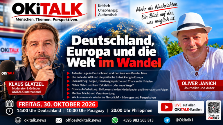 Oliver Janich bei OKiTALK International – Deutschland, Europa und die Welt im Wandel